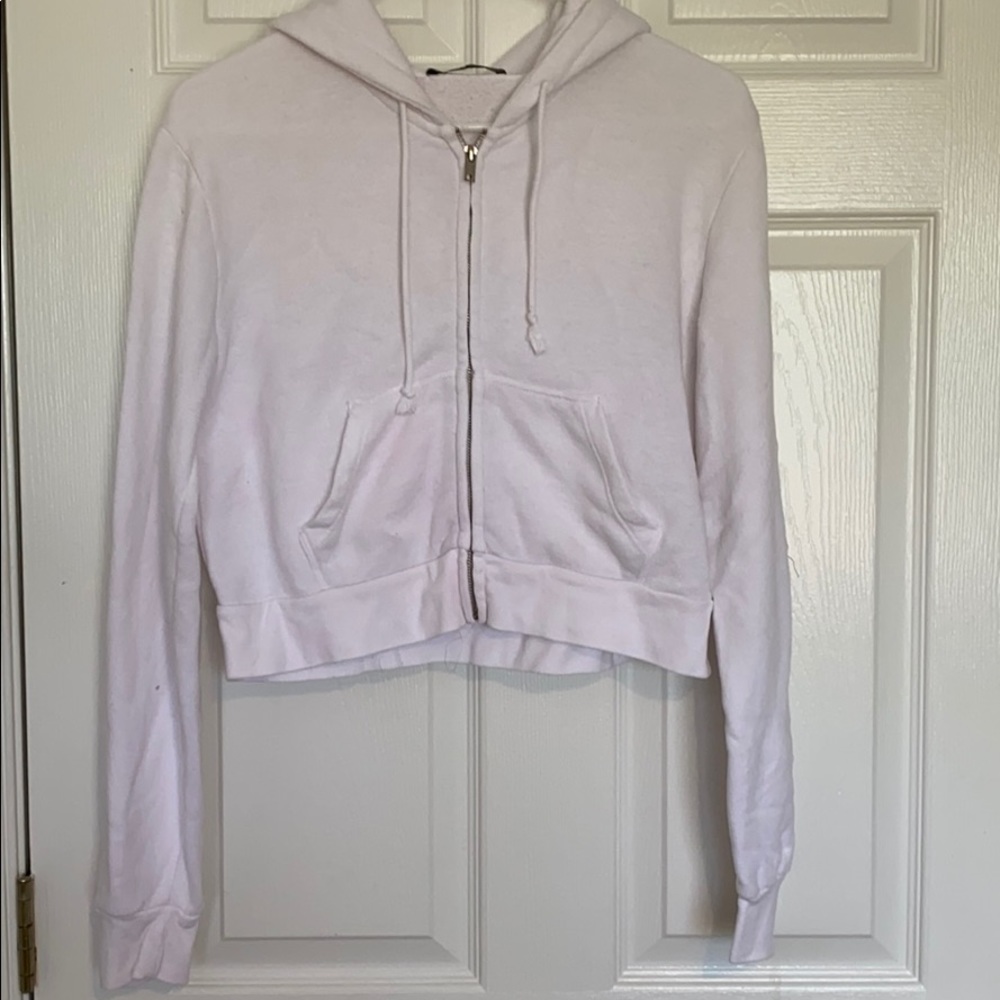 brandy melville cropped hoodie